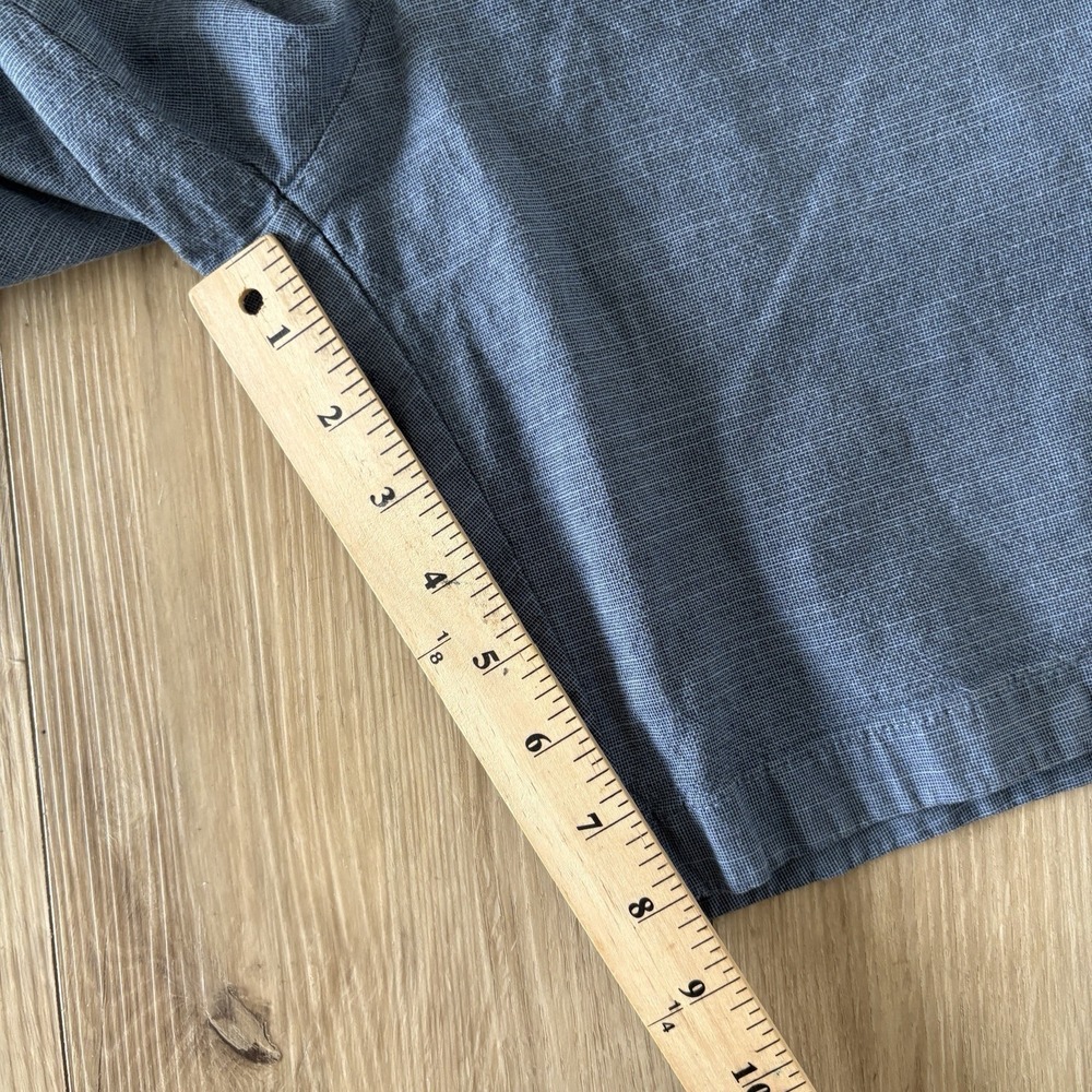 Abercrombie & Fitch Men's Gray Blue Chino Shorts 8" Inseam Size 32 Casual - Picture 4 of 8